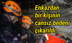 1 kişinin cansız bedenine ulaşıldı