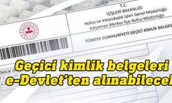 Depremzedeler geçici kimlik belgelerini e-Devlet'ten oluşturabilecek