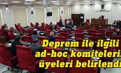 Meclis'te depremle ilgili ad-hoc komitelerin üyeleri belirlendi