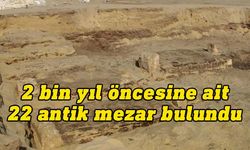 Mısır’da 2 bin yıl öncesine ait 22 antik mezar bulundu