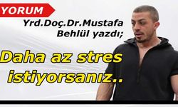 Mustafa Behlül yazdı: Strese karşı spor