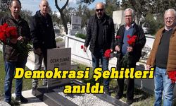 Demokrasi Şehitleri için anma etkinliği düzenledi