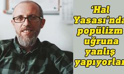 Alas: Evet Hal Yasası şarttır ama üretici ve tüketiciye zarar verecek şekilde değil