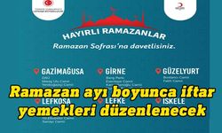 Ramazan ayı boyunca 6 ilçede iftar yemekleri düzenlenecek