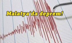 Malatya'da 5 büyüklüğünde deprem meydana geldi