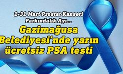 Gazimağusa Belediyesi'nde yarın ücretsiz PSA testi yapılacak