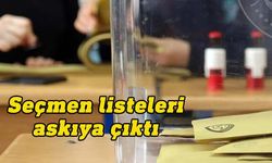 Türkiye'de seçmen listeleri askıya çıktı