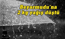 Beyarmudu’nda 2 kg, Koruçam’da da 1 kg yağış kaydedildi