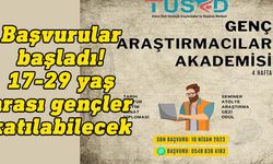 Genç Araştırmacılar Akademisi için başvurular başladı