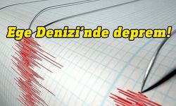 Ege Denizi'nde 5 büyüklüğünde deprem