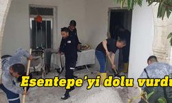 Dolu yağışı Esentepe'de hayatı olumsuz etkiledi