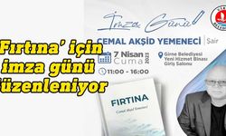 “Fırtına” için imza günü düzenleniyor