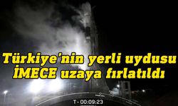 Türkiye'nin ilk yerli ve milli uydusu İMECE uzaya fırlatıldı