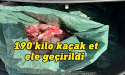 190 kilo kaçak et ile KKTC'ye geçmeye çalışan 1 kişi tutuklandı