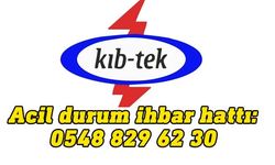 Kıb-Tek acil durumlarda aranabilecek numarayı paylaştı