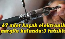 Girne’de 67 adet kaçak elektronik nargile ele geçirildi