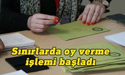 Türkiye'de sınır kapılarında oy verme işlemi başladı