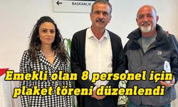 Gazimağusa Belediyesi’nden emekli olan 8 personel için tören düzenlendi