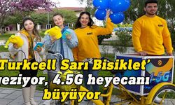 Turkcell Sarı Bisiklet çeşitli bölgeleri gezerek 4.5G’nin geleceğini müjdeliyor