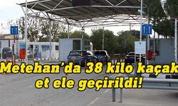 Metehan’da bir araçta 38 kilo gümrüksüz kuzu eti ele geçirildi, bir kişi tutuklandı