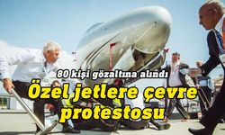 Cenevre’de özel jetler protesto edildi