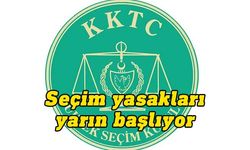 YSK seçim yasaklarının yarın başlayacağını duyurdu