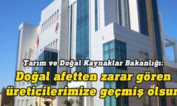 Tarım Bakanlığı: Dolu, fırtına ve selden zarar gören bölgelerin tespitine başlandı