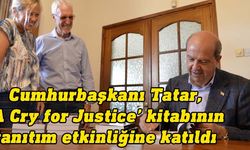 “A Cry for Justice” isimli biyografi kitabı için Girne’de tanıtım etkinliği yapıldı