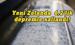 Yeni Zelanda'da 6,2 büyüklüğünde deprem