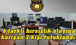 Girne’de 2 genç, 6 farklı hırsızlık olayına karıştığı şüphesiyle tutuklandı