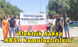 Bağımsızlık Yolu AKSA Enerjinin kamulaştırılması için eylem yaptı