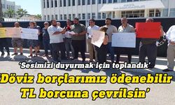 Döviz Mağdurları Derneği, Başbakanlık önünde basın açıklaması yaptı