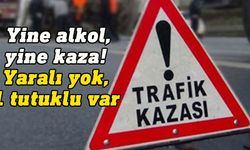 İki ayrı kaza, iki sürücü de alkollü