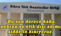 K.T.Gazeteciler Birliği'nden,Serhat İncirli'nin Cumhurbaşkanlığı'ndan çıkarılmasına tepki