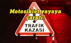 Girne'de yolu geçmeye çalışan Münir Boskurt'a motosiklet çarptı