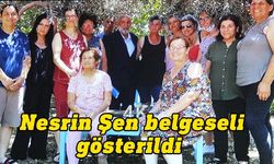 Çilek üreticisi Nesrin Şen'in hayatını anlatan belgesel gösterildi