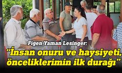 YDP adayı Figen Yaman Lesinger köy köy geziyor