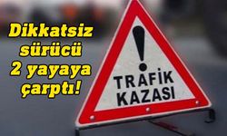 Lefkoşa’daki trafik kazasında iki yaya yaralandı