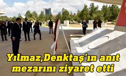 Yılmaz, Kurucu Cumhurbaşkanı Denktaş’ın anıt mezarını ziyaret etti