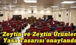 “Zeytin ve Zeytin Ürünleri Yasa Tasarısı”na Meclis'ten onay