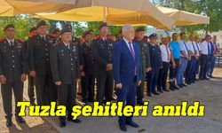 Tuzla şehitleri düzenlenen törenle anıldı