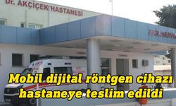 Mobil dijital röntgen cihazı Girne Dr. Akçiçek Hastanesi’ne teslim edildi