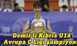 Kıbrıs U16 basket takımı Avrupa Şampiyonası C Ligi şampiyonu oldu