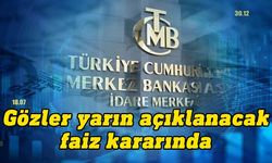 TC.Merkez Bankası faiz kararını yarın açıklayacak