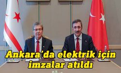 Üstel ile Yılmaz Ankara'da elektrik için mutabakat zaptı imzaladı