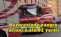 İtalya’da huzurevinde yangın faciası: 6 ölü, 81 yaralı