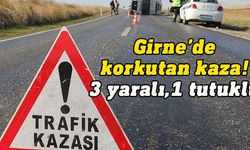 Girne’de dün akşam meydana gelen trafik kazasında 3 kişi yaralandı