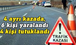 Gazimağusa, Girne, Lefkoşa ve Çamlıbel’de trafik kazası