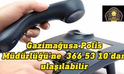 Gazimağusa Polis Müdürlüğü telefon hatlarında arıza