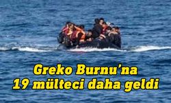 Greko Burnu’na 19 mülteci daha geldi